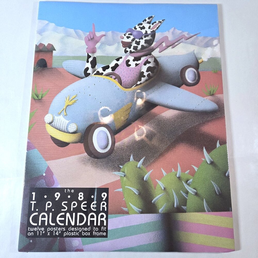 NIB Rare Vintage T.P. Speer 1989 Poster Calendar